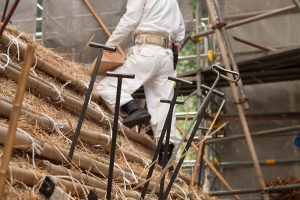 茅葺き　針　道具