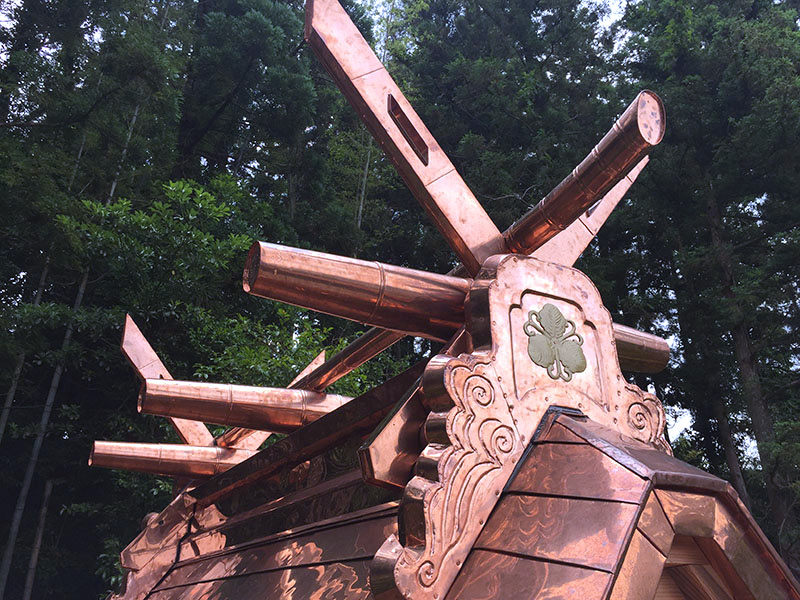 隠岐の島町御崎神社の修復